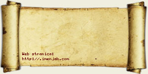 Jovanka Karadžić vizit kartica